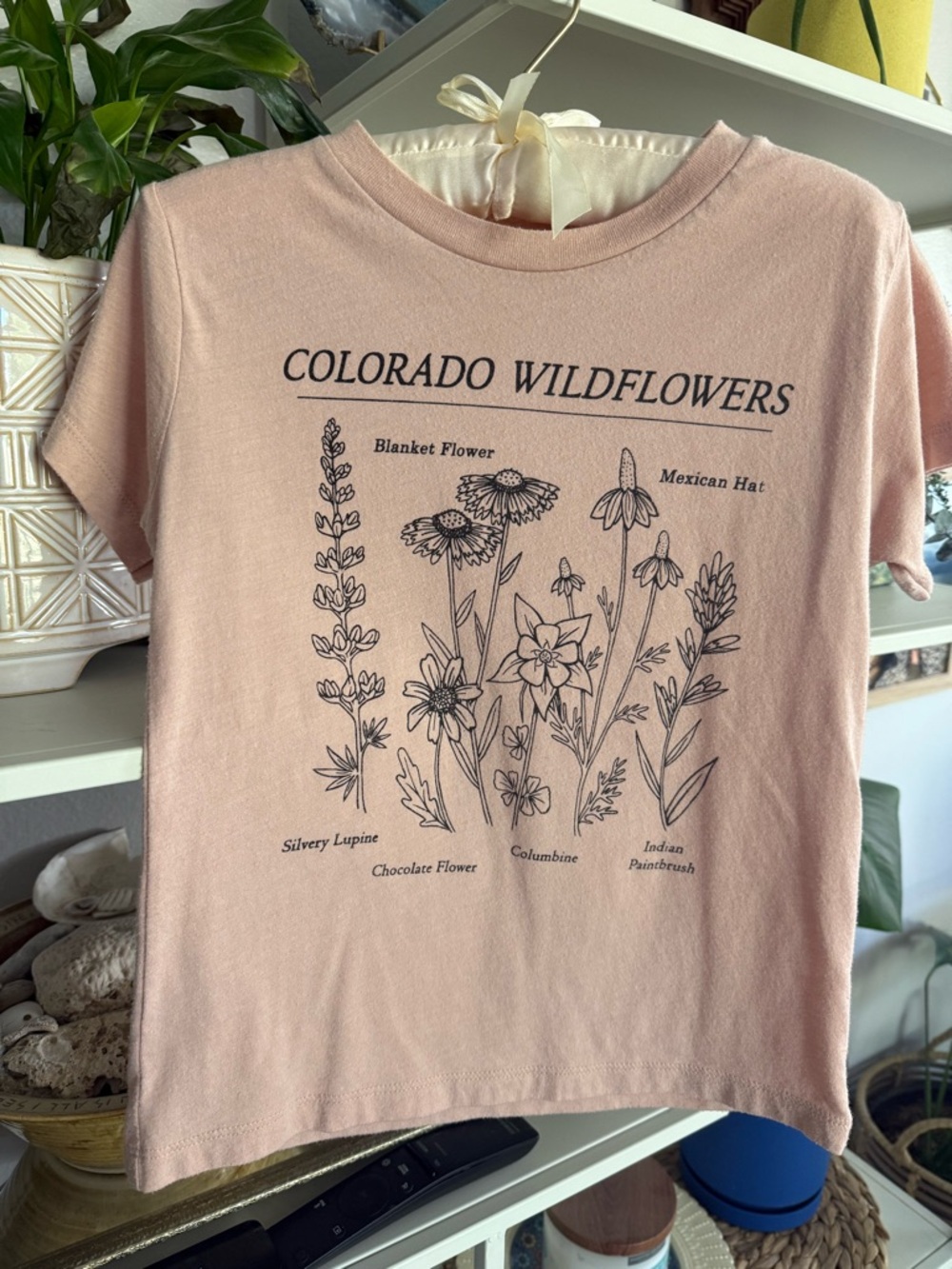 Colorado Wildflowers Graphic Tee - Pink